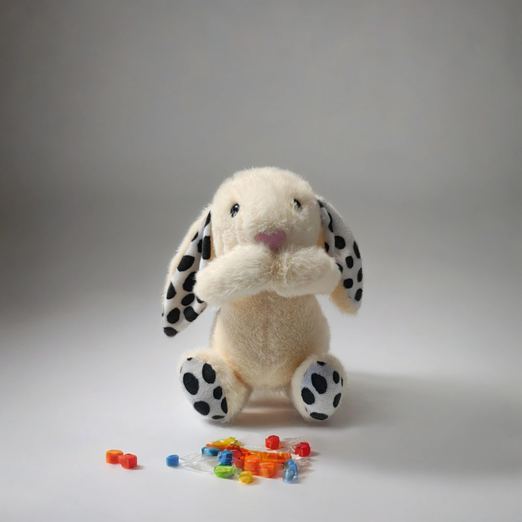 Fluffy Bunny Plush Toy