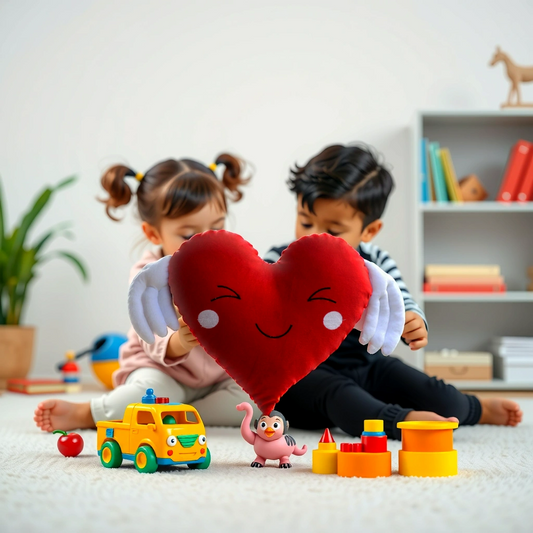 Heart Wings Plush Pillow