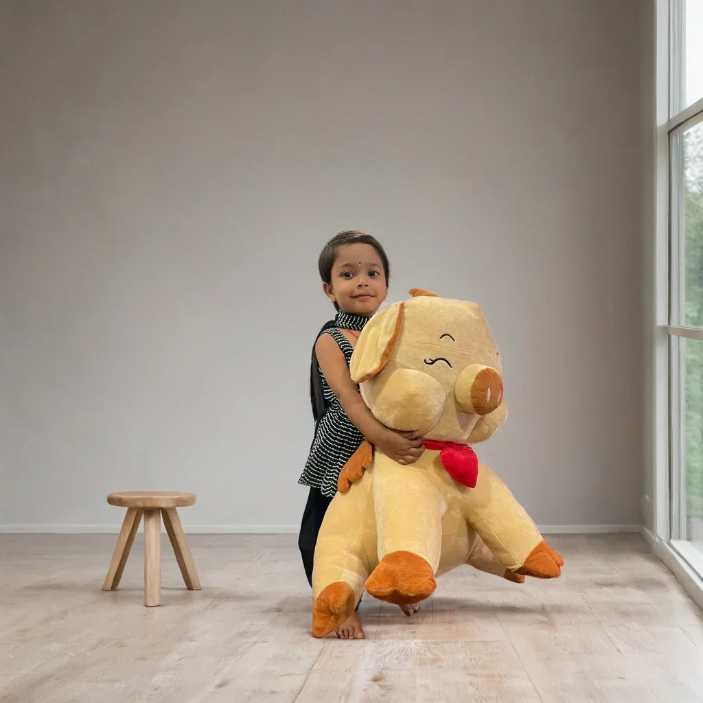 Crown Piggy Plush Toy - Shri Toys