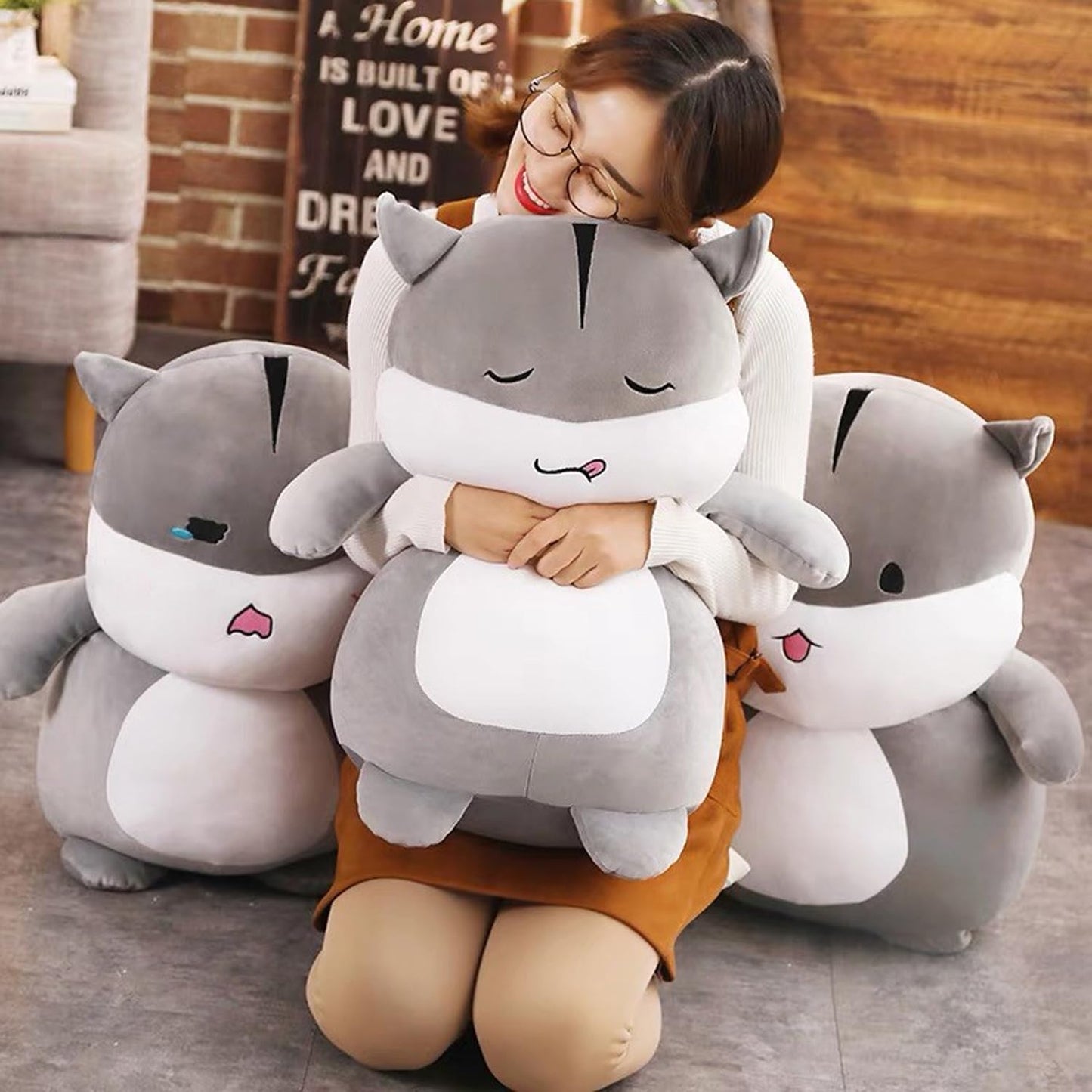 Plush Cute Big Hamster Soft Toy