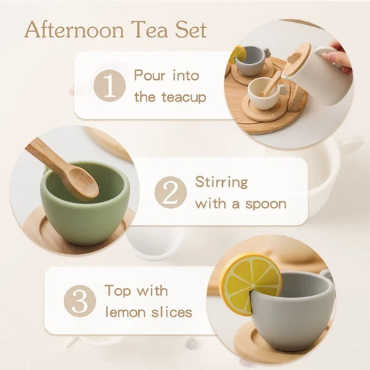 Wooden Children Montessori Kitchen Toy