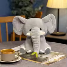 Cute Elephant Plush Toy - Assorted