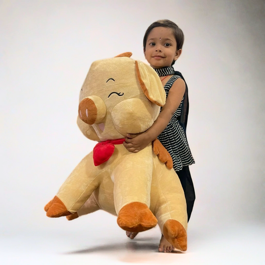 Crown Piggy Plush Toy - Shri Toys