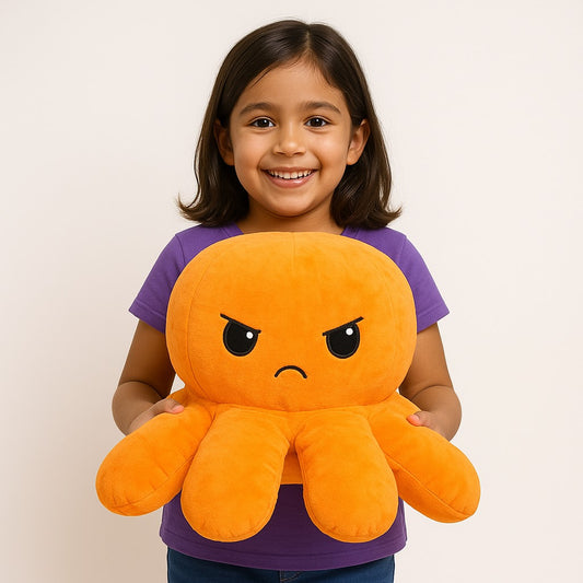 Big Reversible Octopus Plush Toy