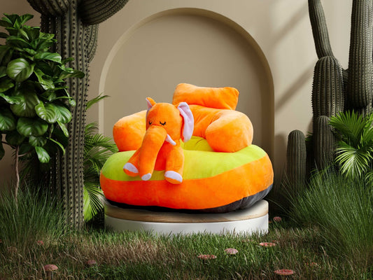 Elephant Shape Kids Sofa Seat