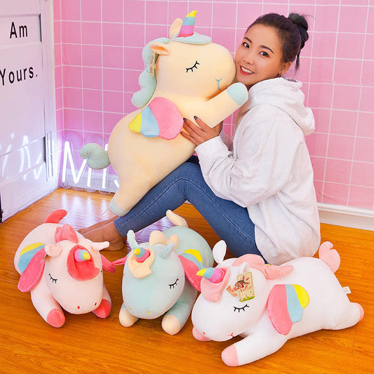 White Unicorn Plush Soft Toy - Shri Toys