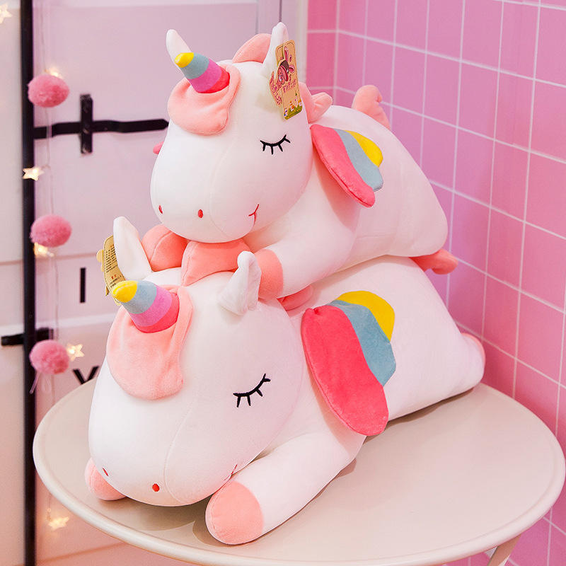 White Unicorn Plush Soft Toy - Shri Toys