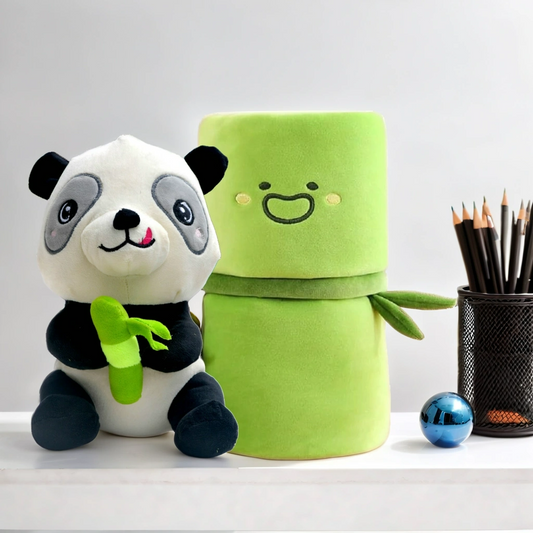 Bamboo Panda Soft Toy - Shri Toys