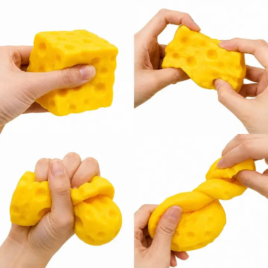 Chese Squishy Stress Relief Fidget Kids Toy