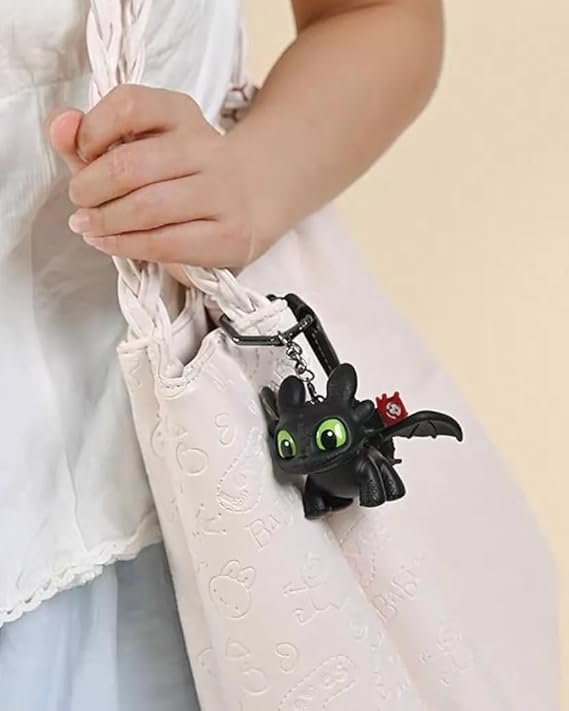 Toothless Night Fury Dragon Keychain