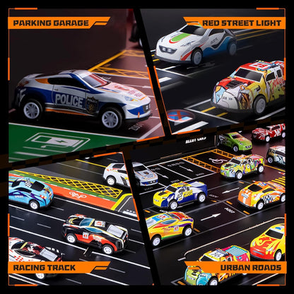 48 Pcs Pull Back Car Set for Kids