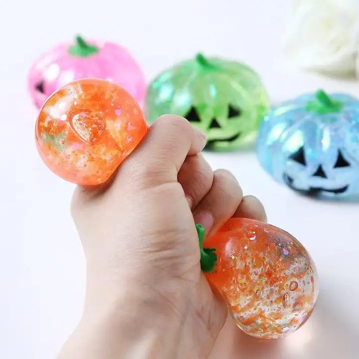Halloween Pumpkin Themed Squishy Toy- Assorted