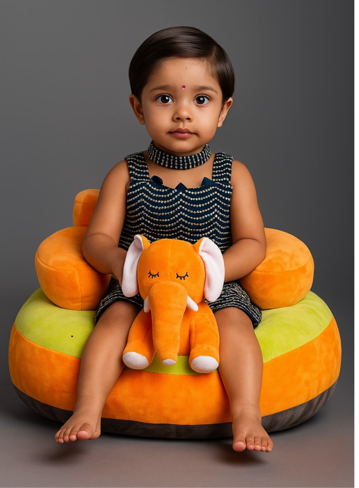 Elephant Shape Kids Sofa Seat