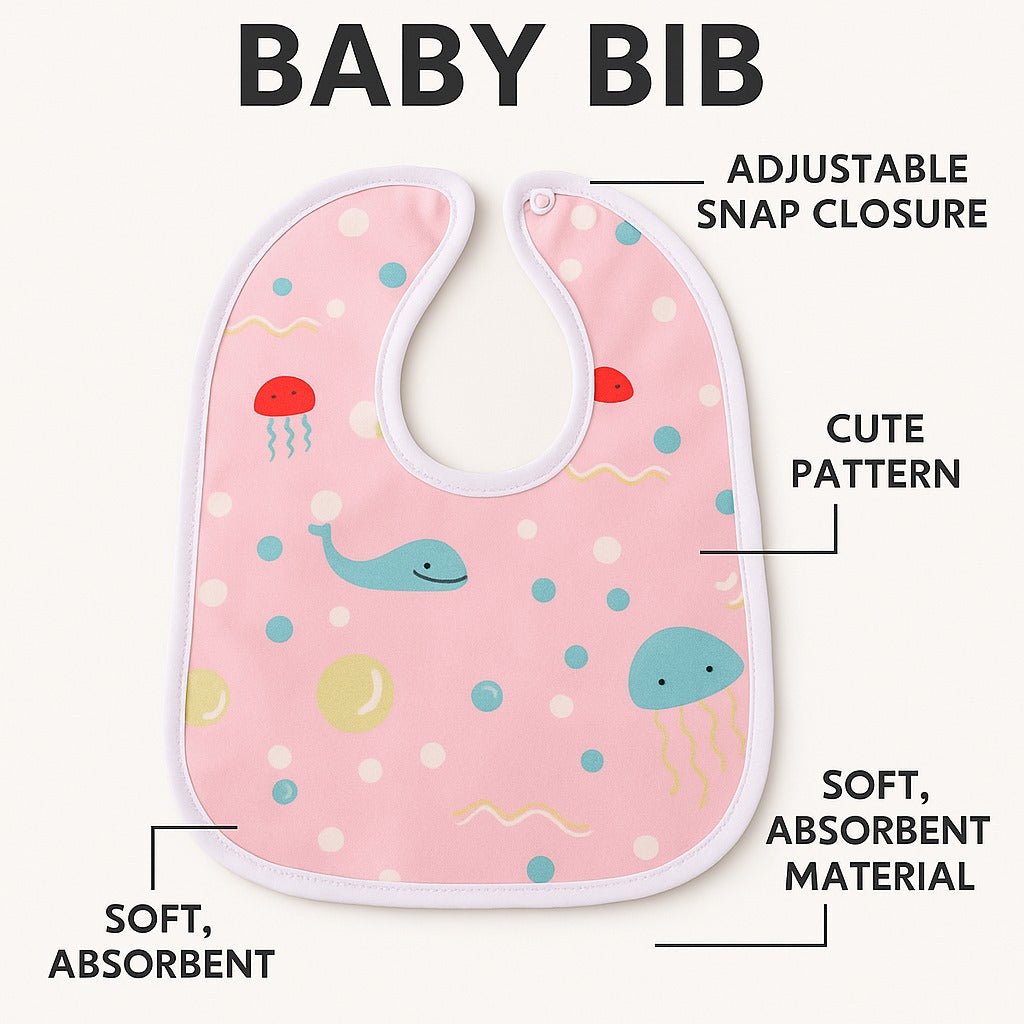 Soft Cotton Baby Bibs