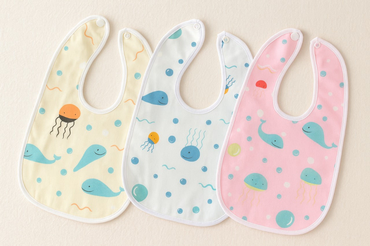 Soft Cotton Baby Bibs