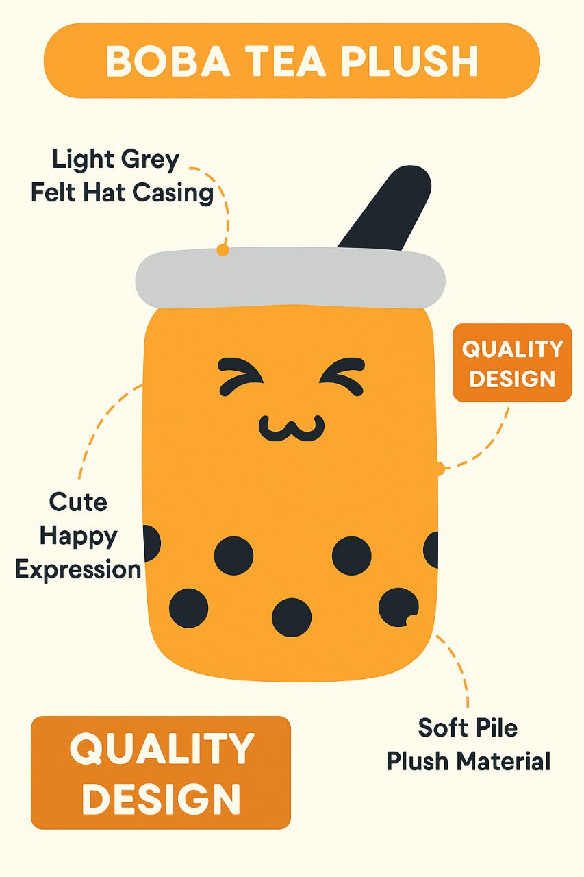 Bubble Tea Plush Toy