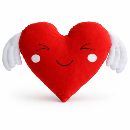 Love Wings Heart Pillow