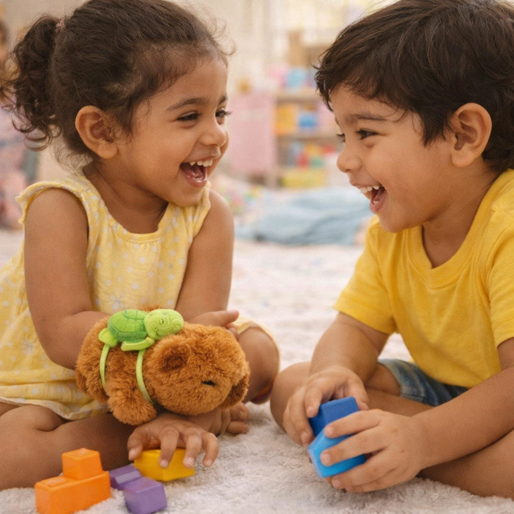 Capybara Plush Slap Bracelet Backpack