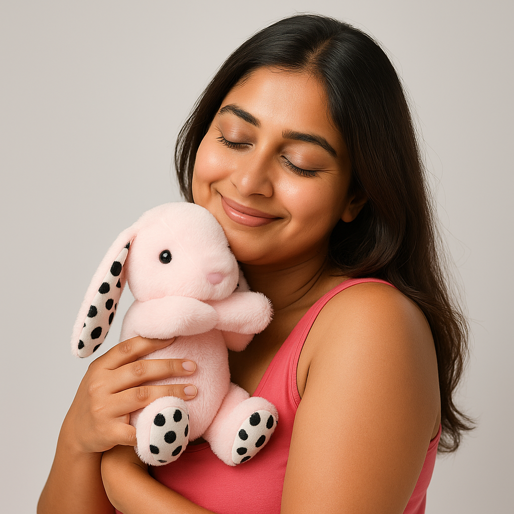 Fluffy Bunny Plush Toy