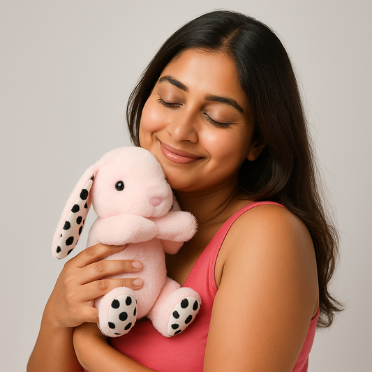 Fluffy Bunny Plush Toy