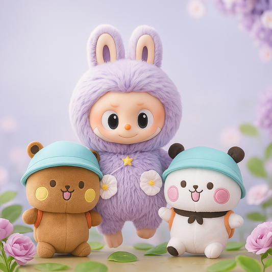 BuubuuDuuduu Plush Toy & Labubu Doll Combo