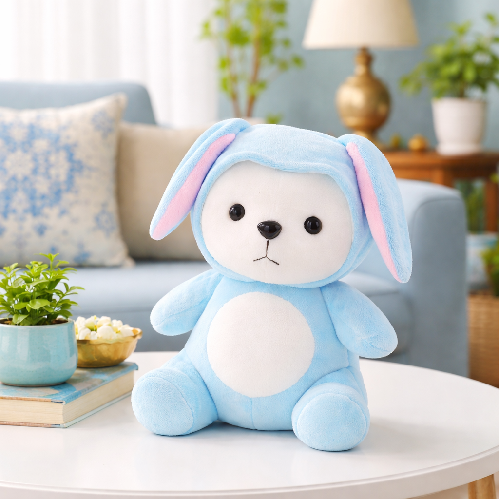 Huddy Teddy Bear Light Blue