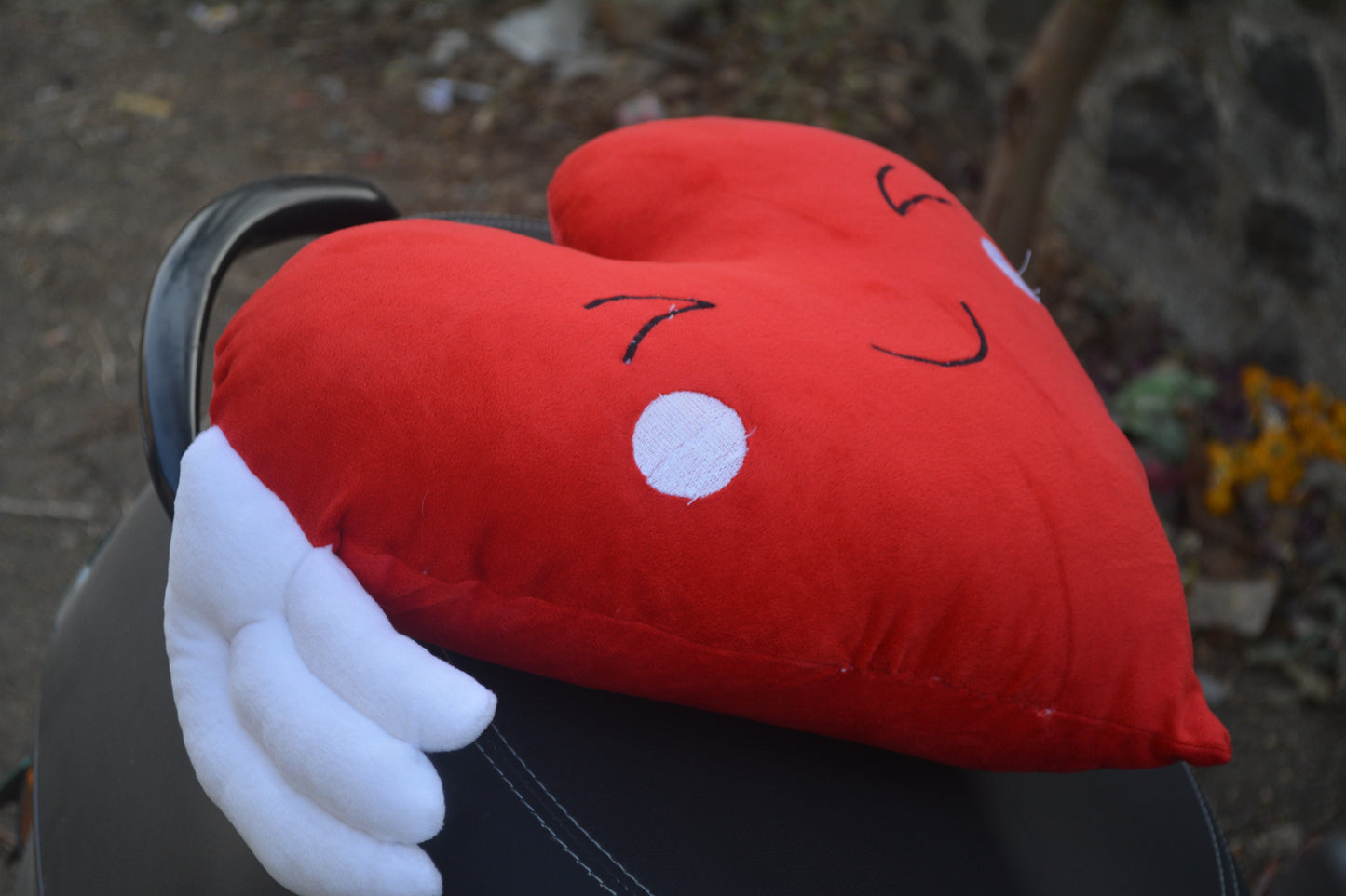 Heart Wings Plush Pillow