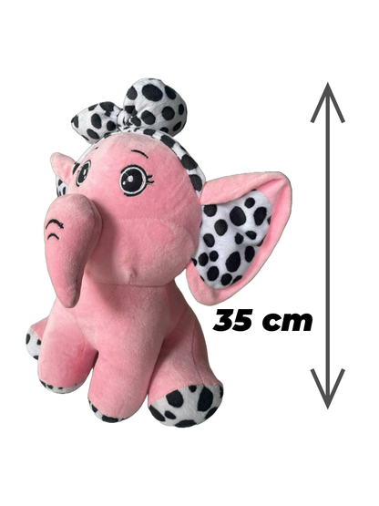 Elephant Bow Soft Toy - Shri Toys