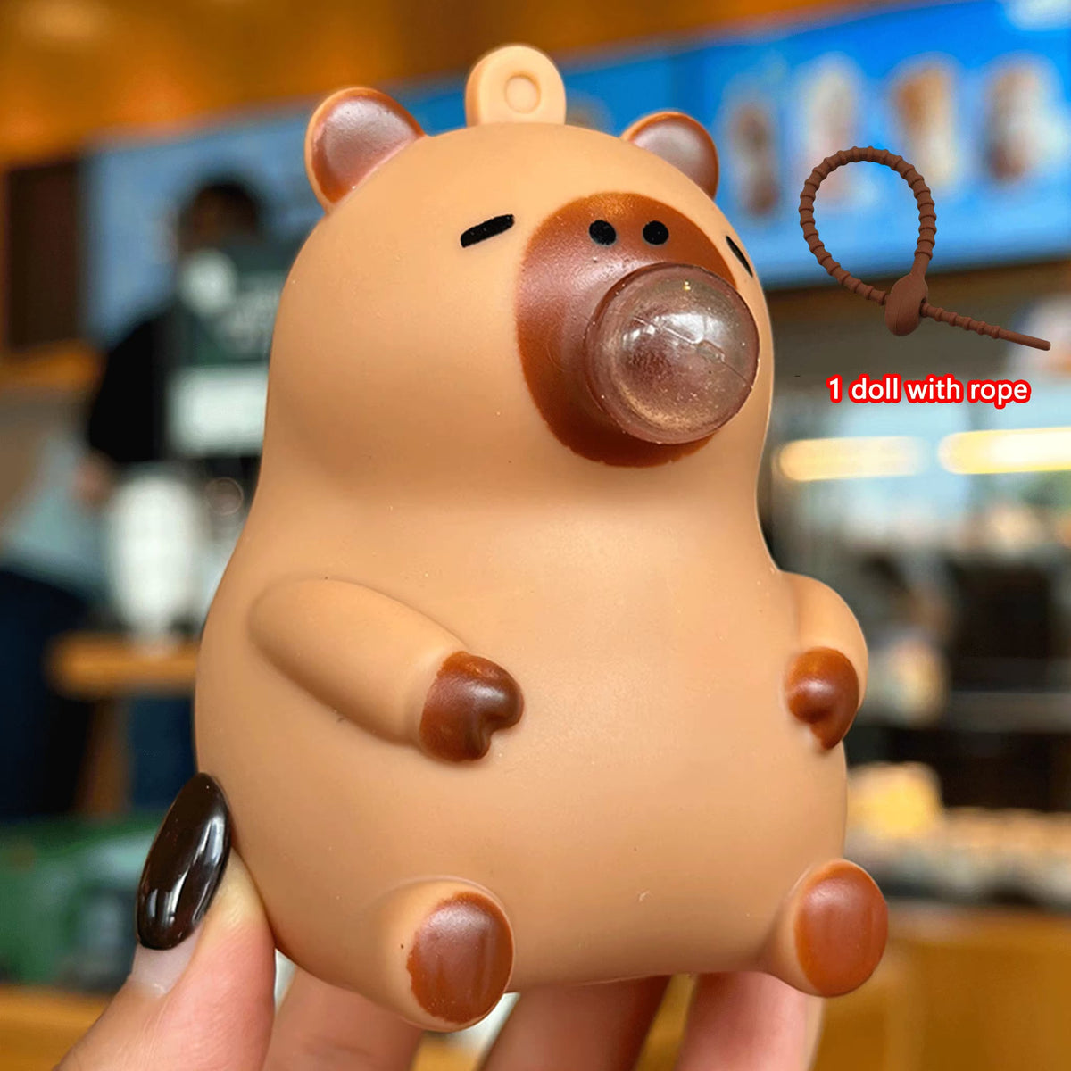 Capybara Squeeze Pendant Toy