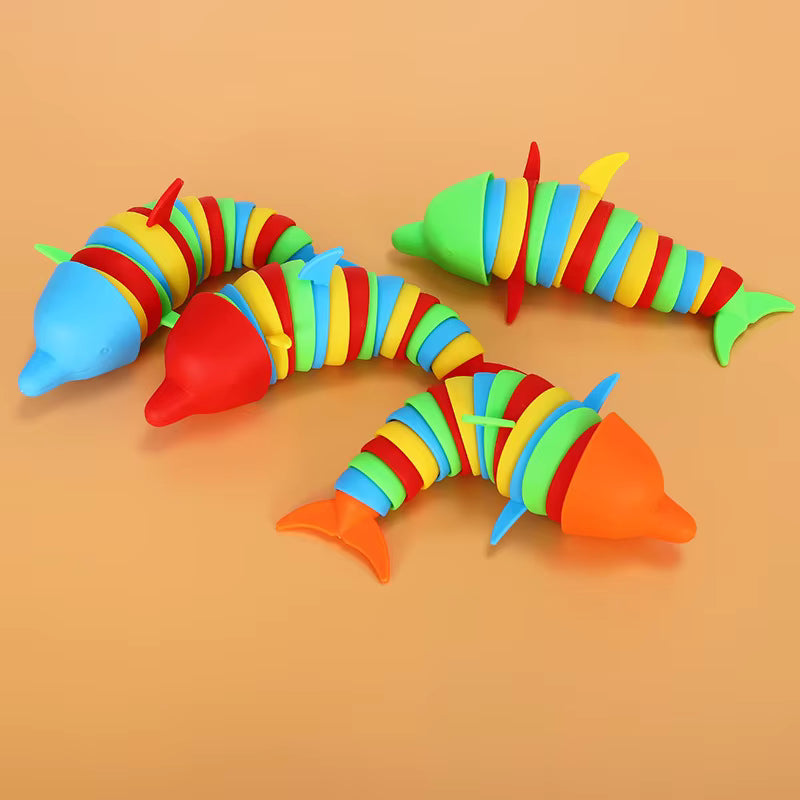 Animal Buckle Fidget Keychain Toy - Assorted