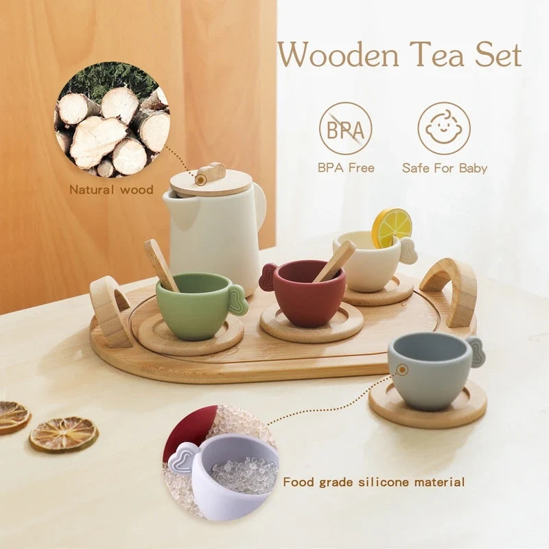 Wooden Children Montessori Kitchen Toy
