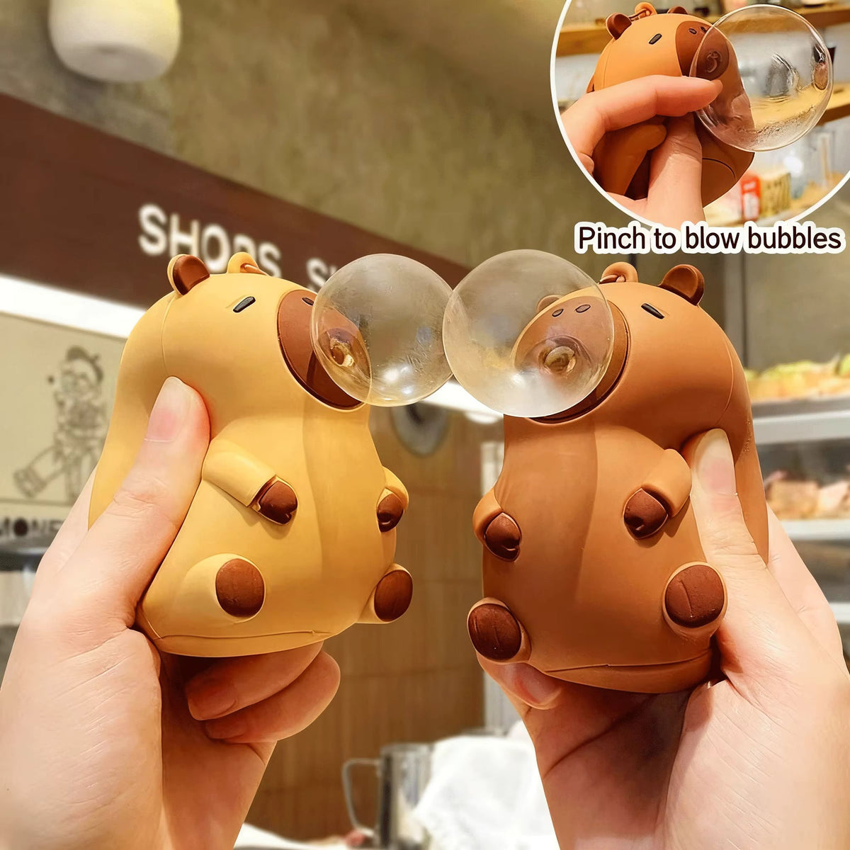 Capybara Squeeze Pendant Toy