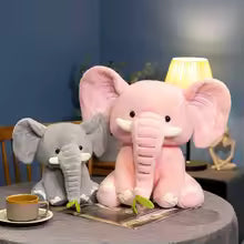 Cute Elephant Plush Toy - Assorted