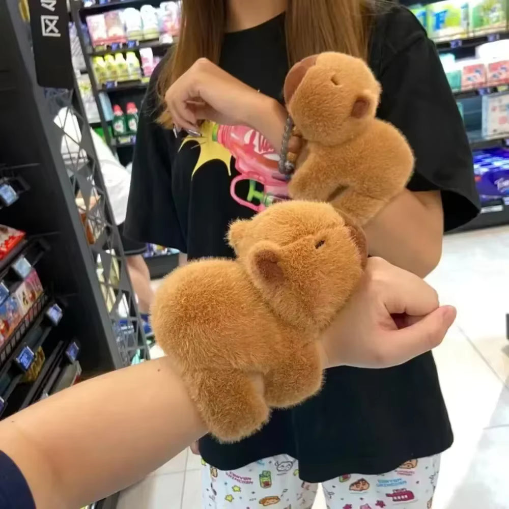 Capybara Plush Wristband Toy - Assorted
