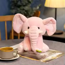 Cute Elephant Plush Toy - Assorted
