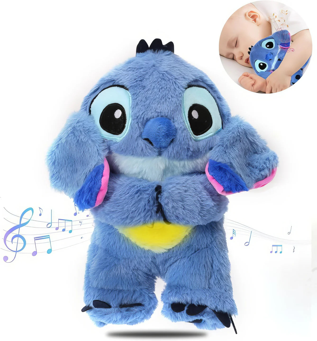 Breathing Stitch Plush Toy
