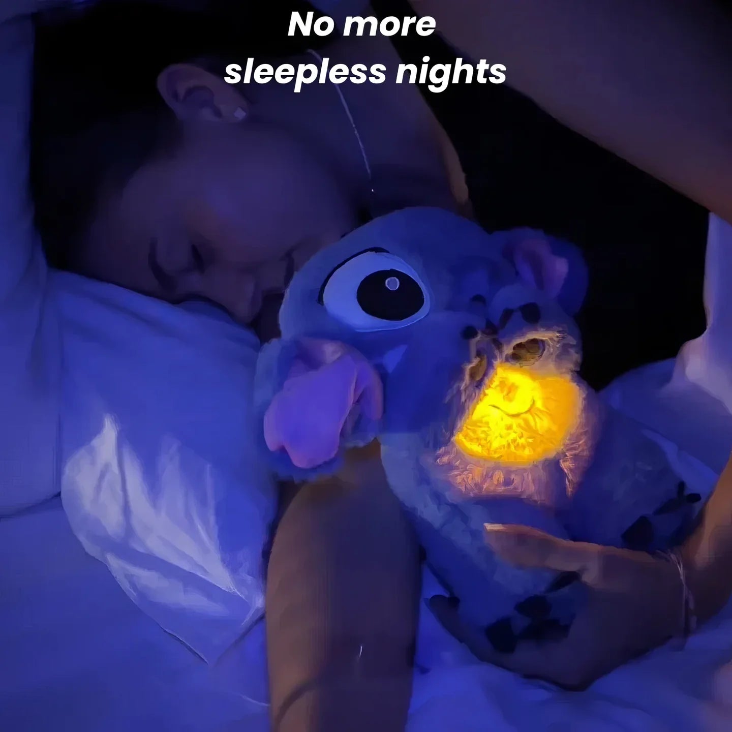 Breathing Stitch Plush Toy