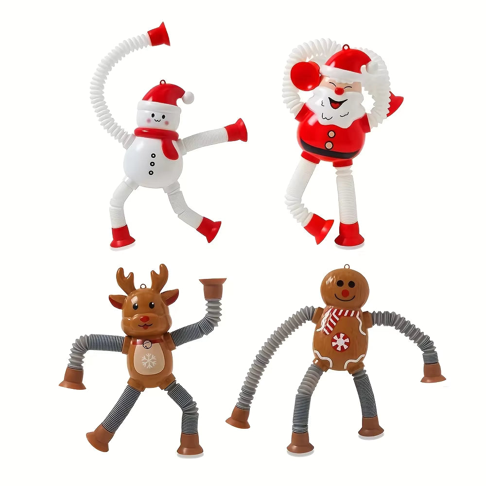 Santa Claus Retractable Toys For Kids - Assorted