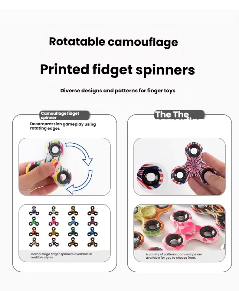 Colorful Rainbow Hand Spinner Assorted