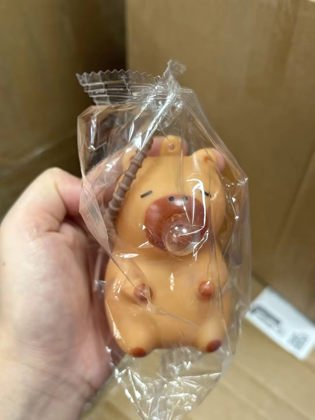 Capybara Squeeze Pendant Toy