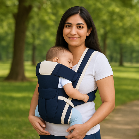 4-in-1 Adjustable Baby Carrier Bag with Safety Belt