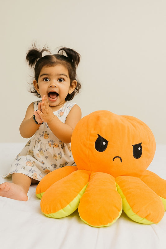 Big Reversible Octopus Plush Toy