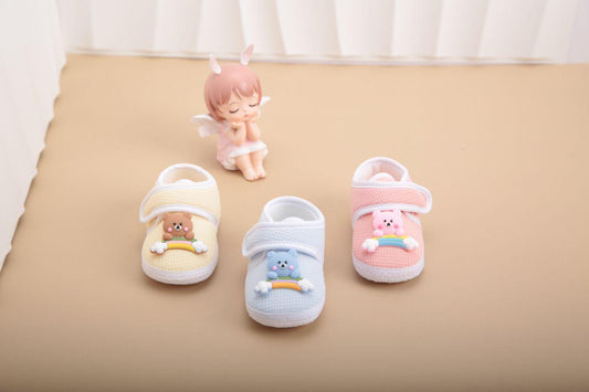 Baby Soft Anti-Slip Shoes – Bear Rainbow
