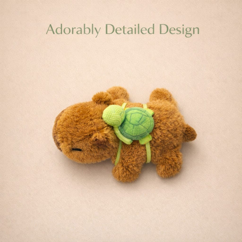 Capybara Plush Slap Bracelet Backpack