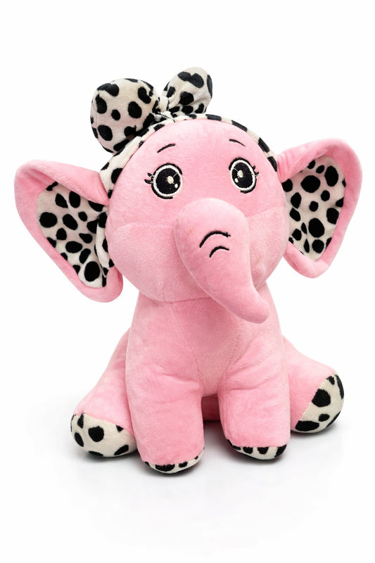 Elephant Bow Soft Toy