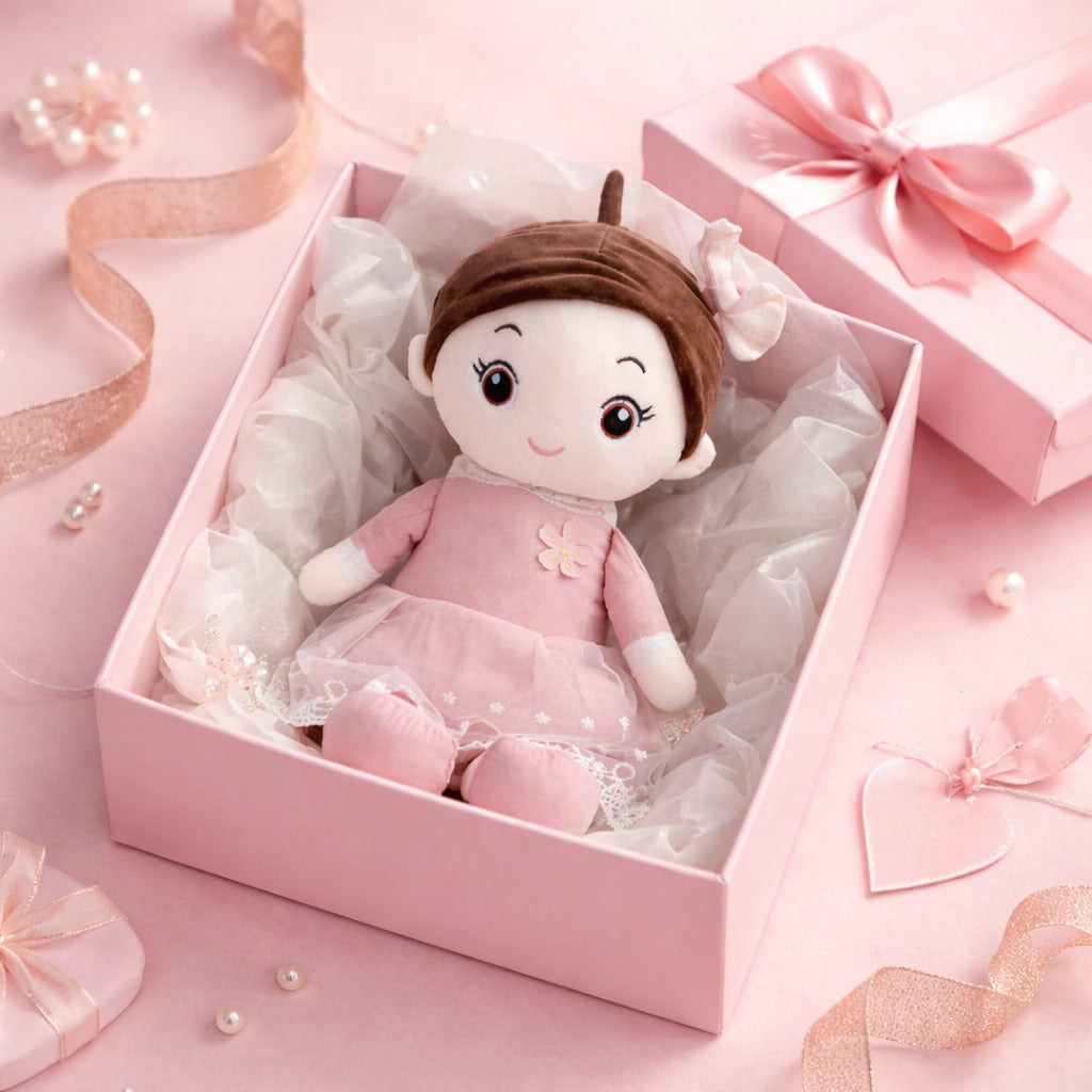 Ultra Soft Plush Doll for Babies & Toddlers – Comfort Hug Toy