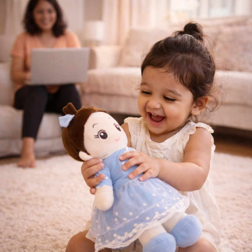 Ultra Soft Plush Doll for Babies & Toddlers – Comfort Hug Toy