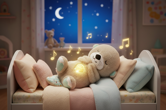 Breathing Teddy Bear with Soothing Music