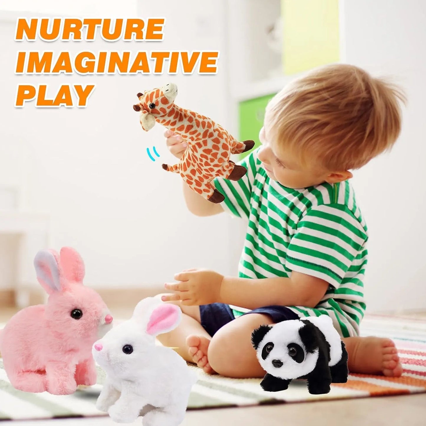 Walking Bunny Interactive Toy