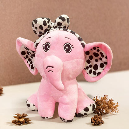 Elephant Bow Soft Toy - Shri Toys